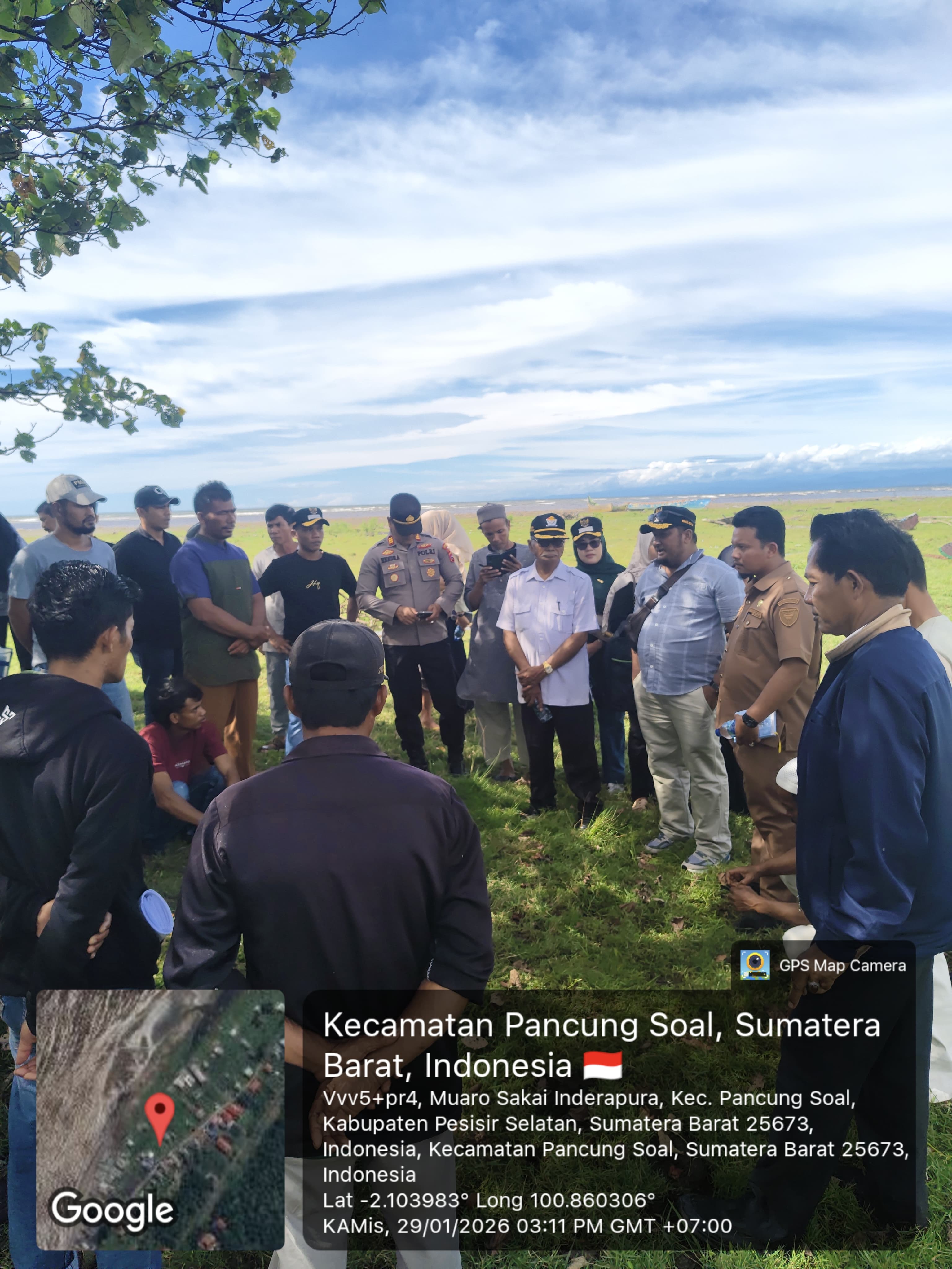 DINAS PERIKANAN DAN PANGAN KABUPATEN PESISIR SELATAN SURVEI LOKASI KAMPUNG NELAYAN MERAH PUTIH DI KE