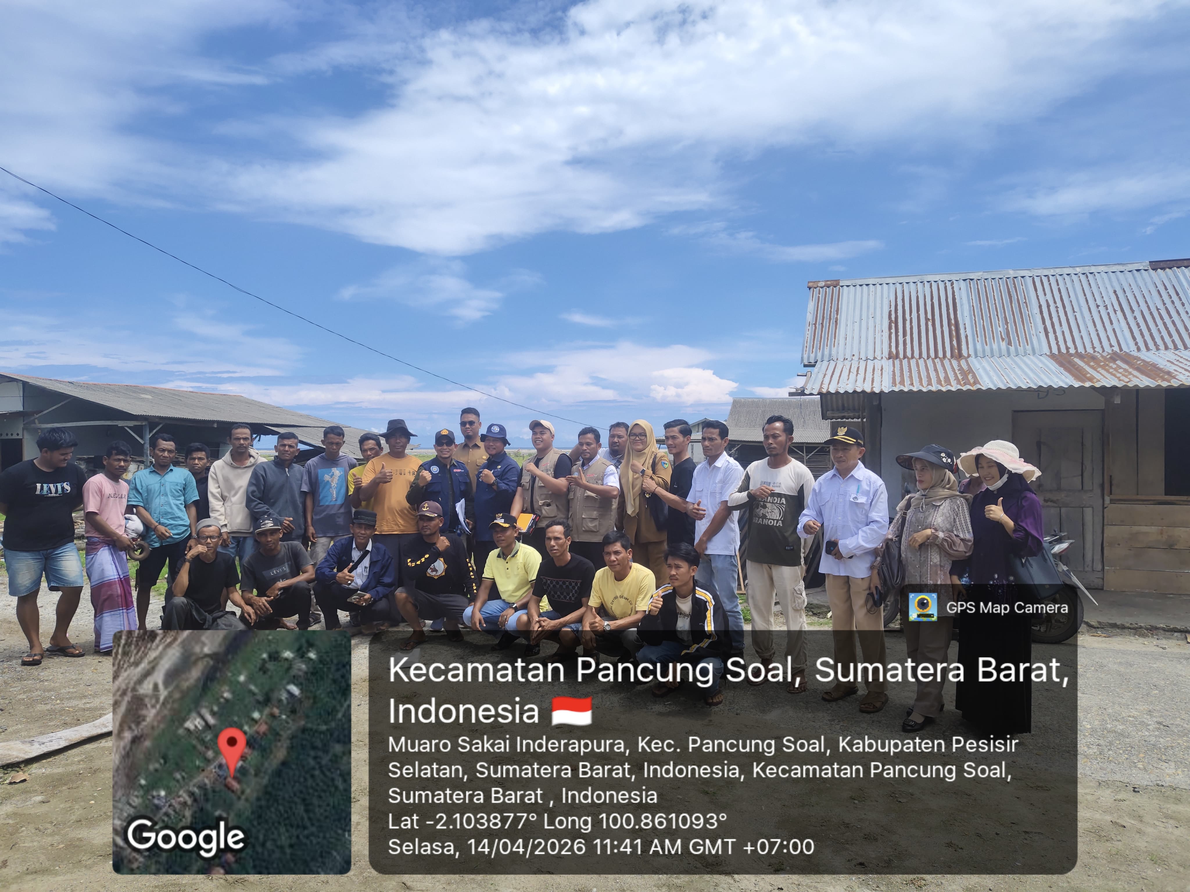 Dinas Perikanan dan Pangan Pessel Survei lokasi KNMP