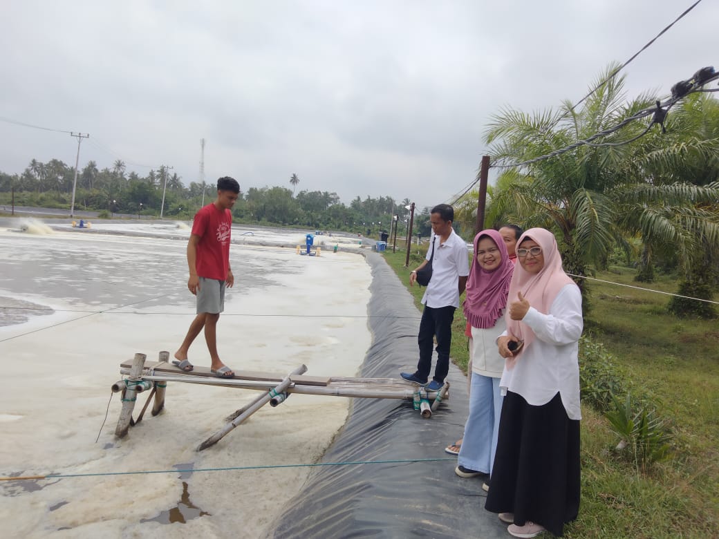 Dinas Perikanan Melakukan  Inspeksi Lapangan dengan Tim DPMPTSP  ke lokasi  tambak  di Kec. Lengayan
