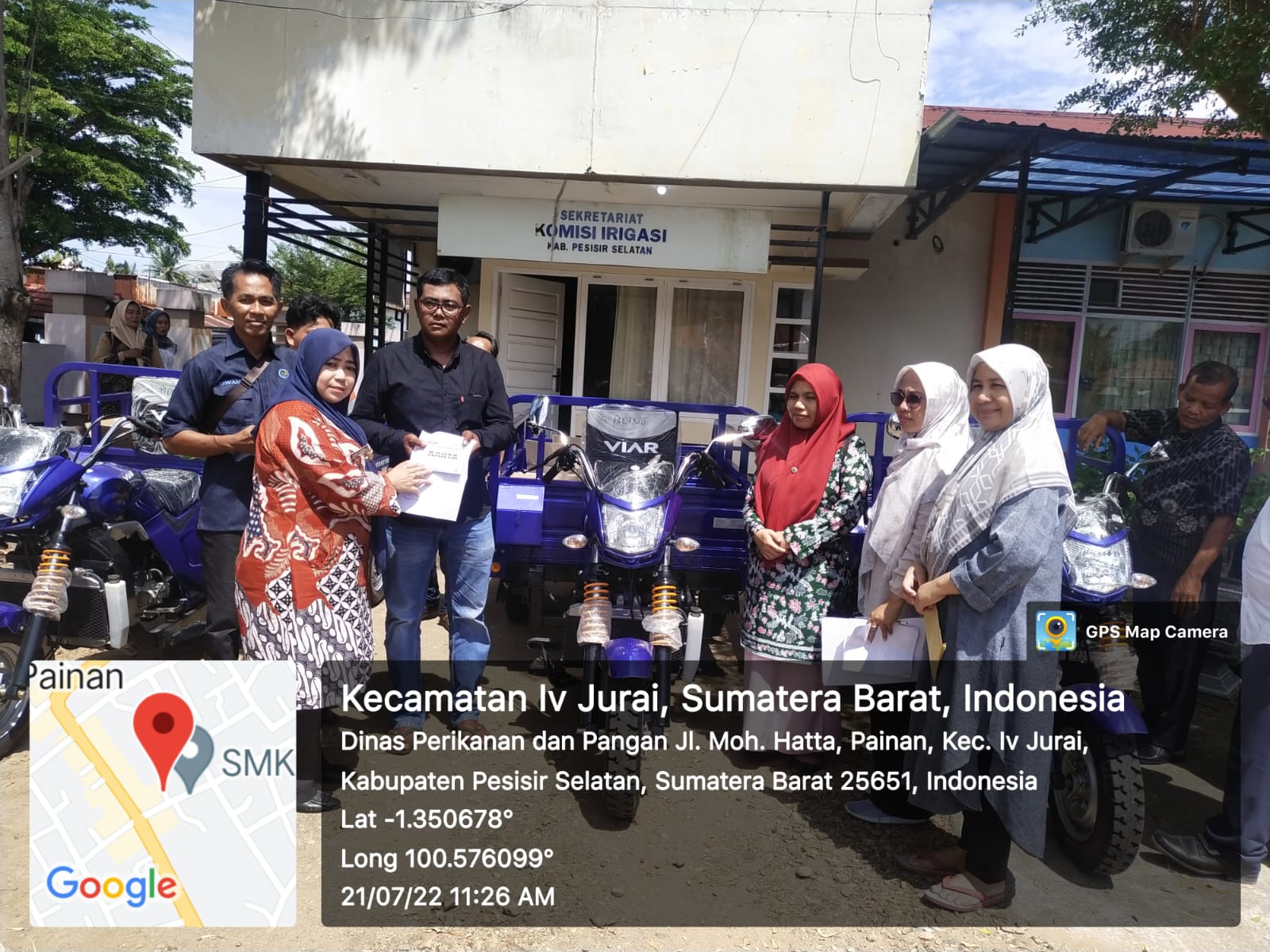 PENANDATANGANAN BAST SP RODA 3 BERSAMA DINAS KELAUTAN DAN PERIKANAN PROPINSI