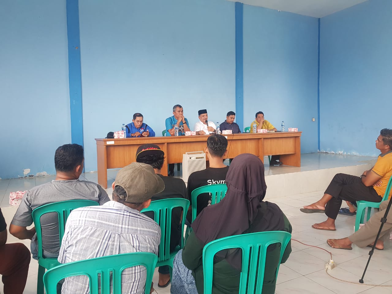 VERIFIKASI BANTUAN MESIN TEMPEL ALOKASI POKOK PIKIRAN ANGGOTA DPRD PROV SUMBAR DI KAMBANG