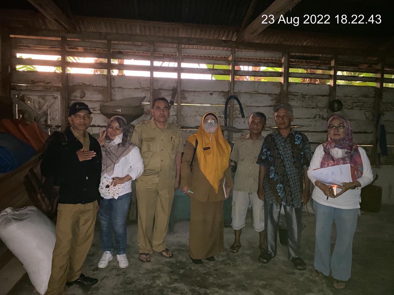 VERIFIKASI KELOMPOK TANI PENERIMA BANTUAN MESIN HULLER DI KEC. SUTERA