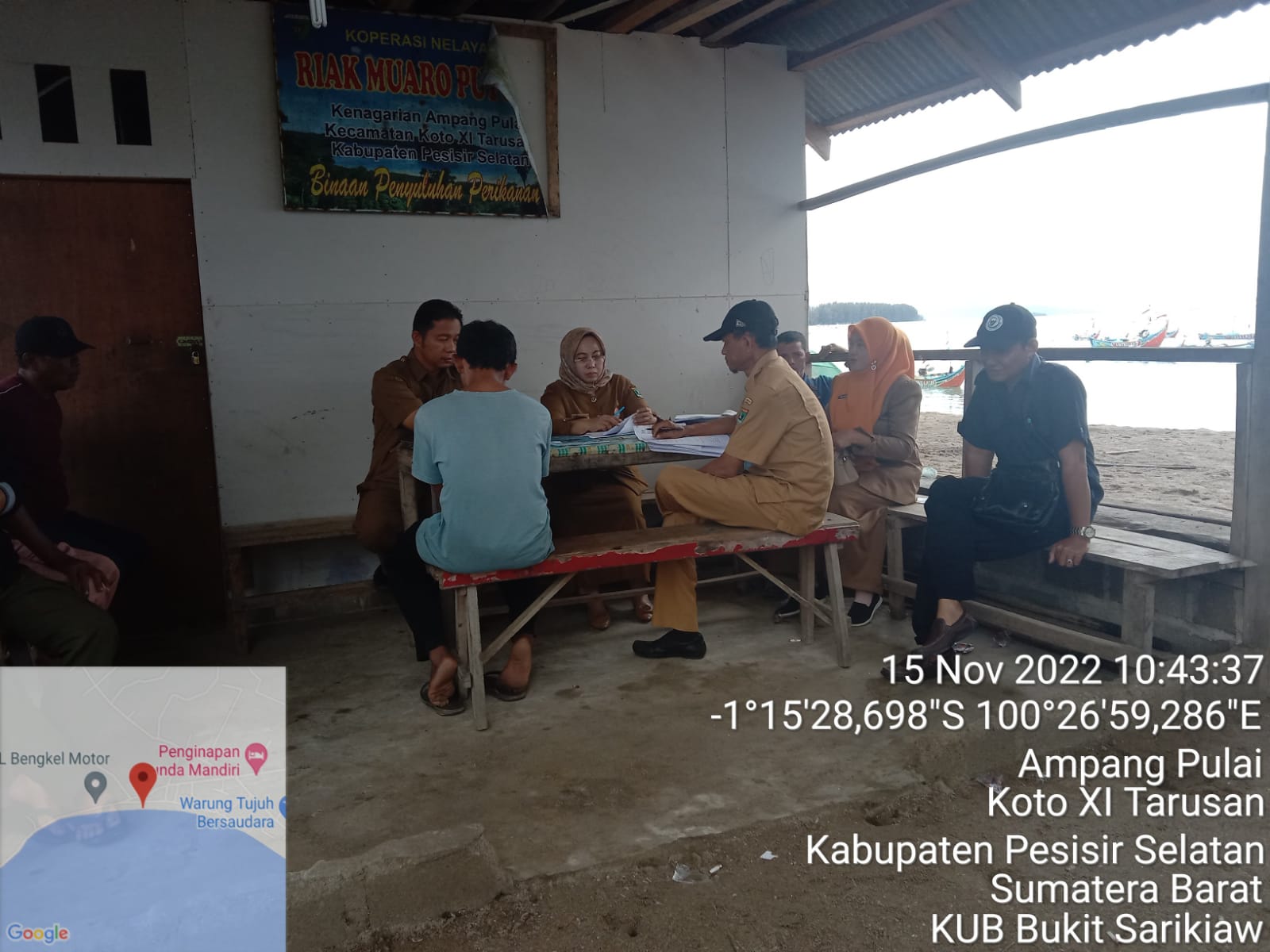 VERIFIKASI KELOMPOK NELAYAN  DI KECAMATAN RANAH PESISIR