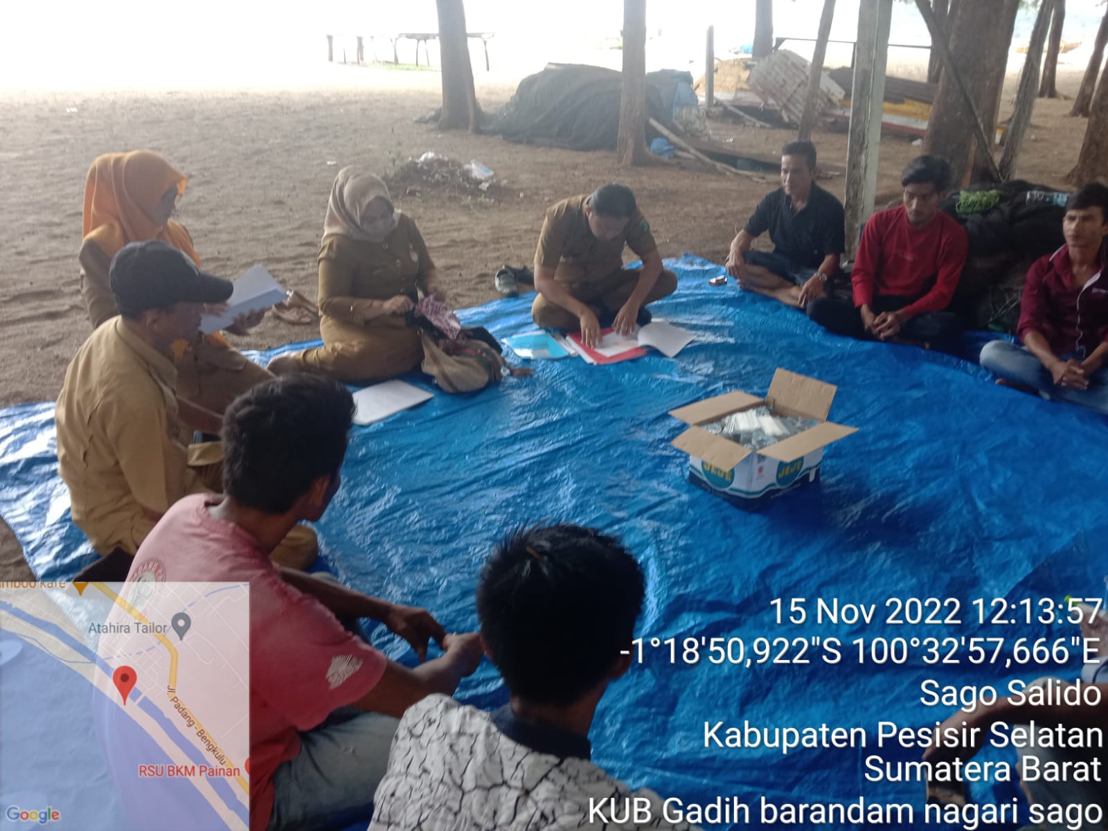VERIFIKASI KELOMPOK NELAYAN KUB GADIH BARANDAM SAGO 