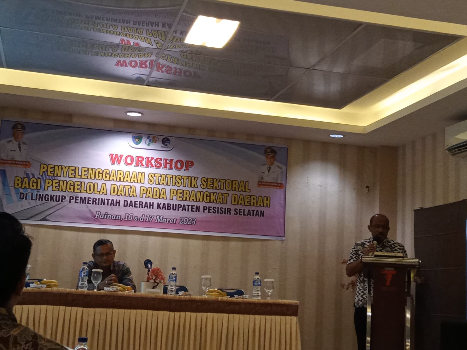 DINAS PERIKANAN DAN PANGAN KAB. PESSEL MENGHADIRI WORKSHOP PENYELENGGARAAN STATISTIK SEKTORAL PENGEL