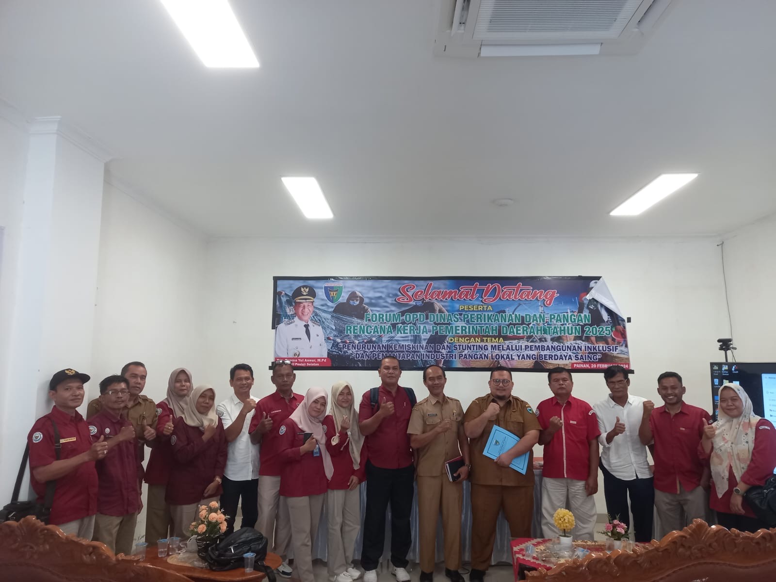 Forum OPD Dinas Perikanan dan Pangan  dalam Tema \"Penurunan Kemiskinan dan Stunting\"