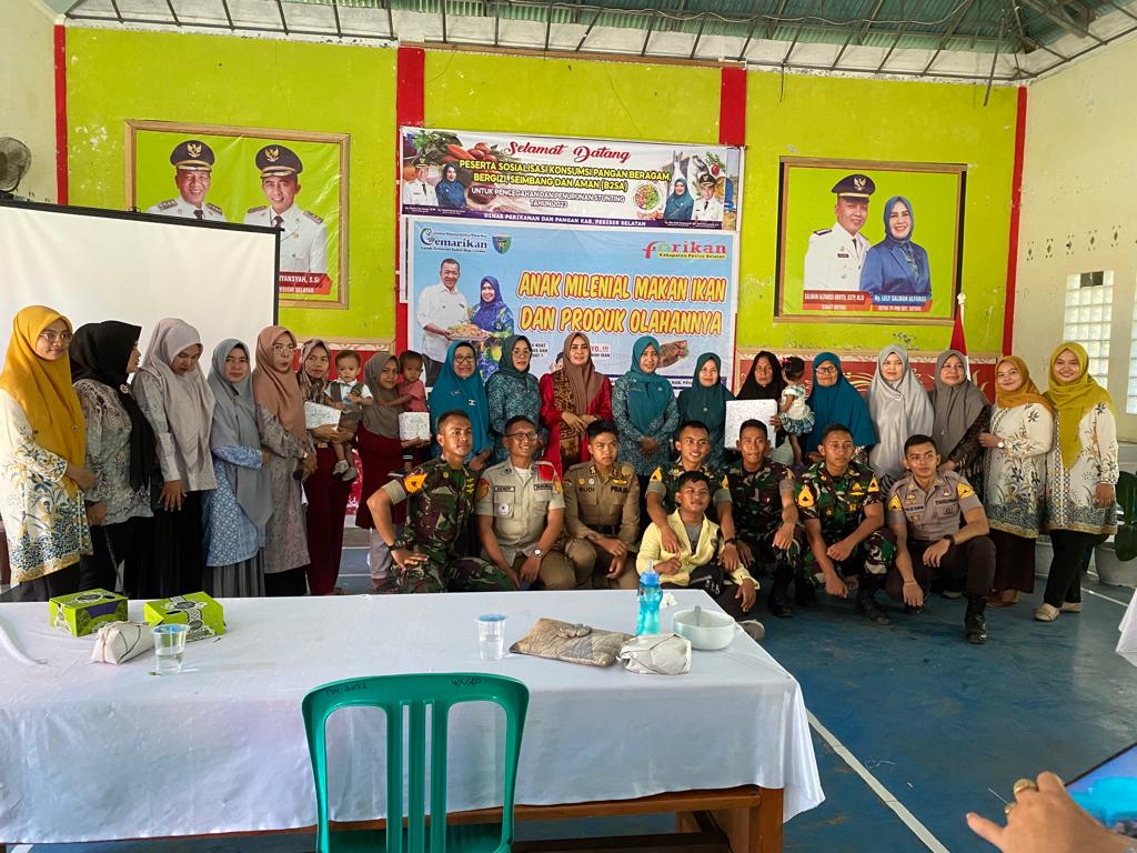 Sosialisasi Konsumsi Pangan Beragam, Bergizi, Seimbang, dan Aman (B2SA) untuk Pencegahan dan Penurun